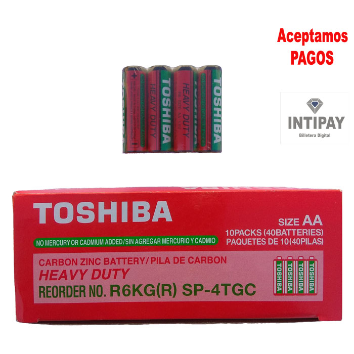 Pila de carbón Toshiba AA